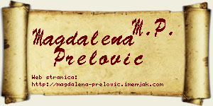 Magdalena Prelović vizit kartica